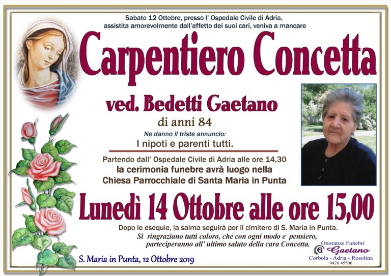 Carpentiero Concetta