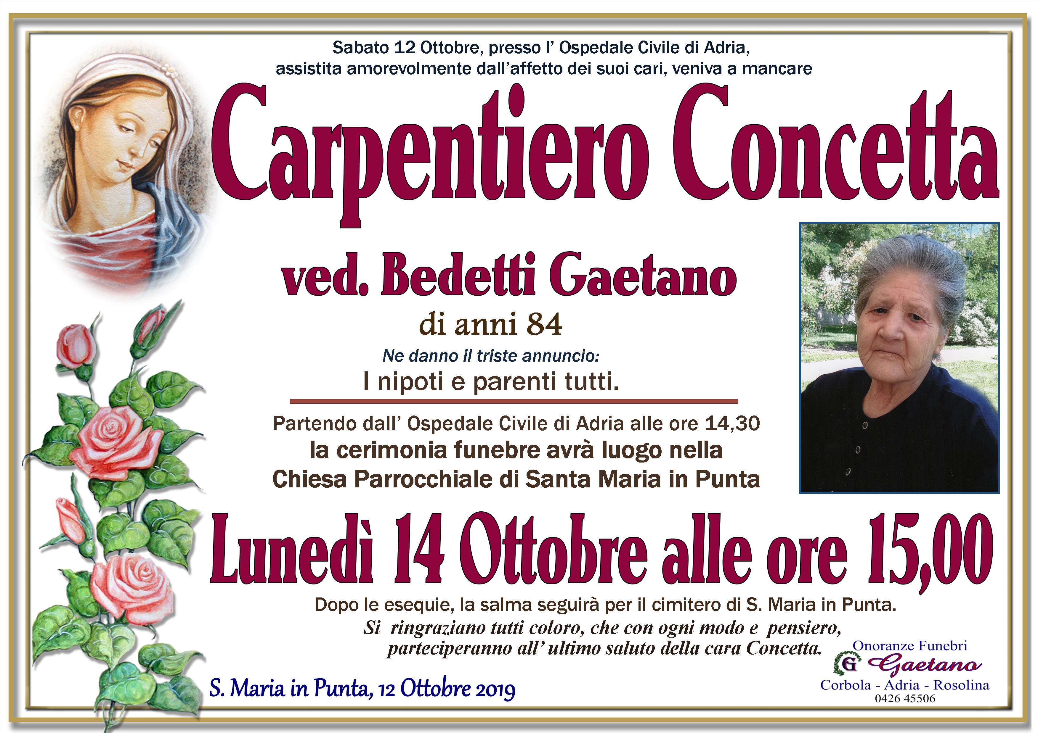 Carpentiero Concetta