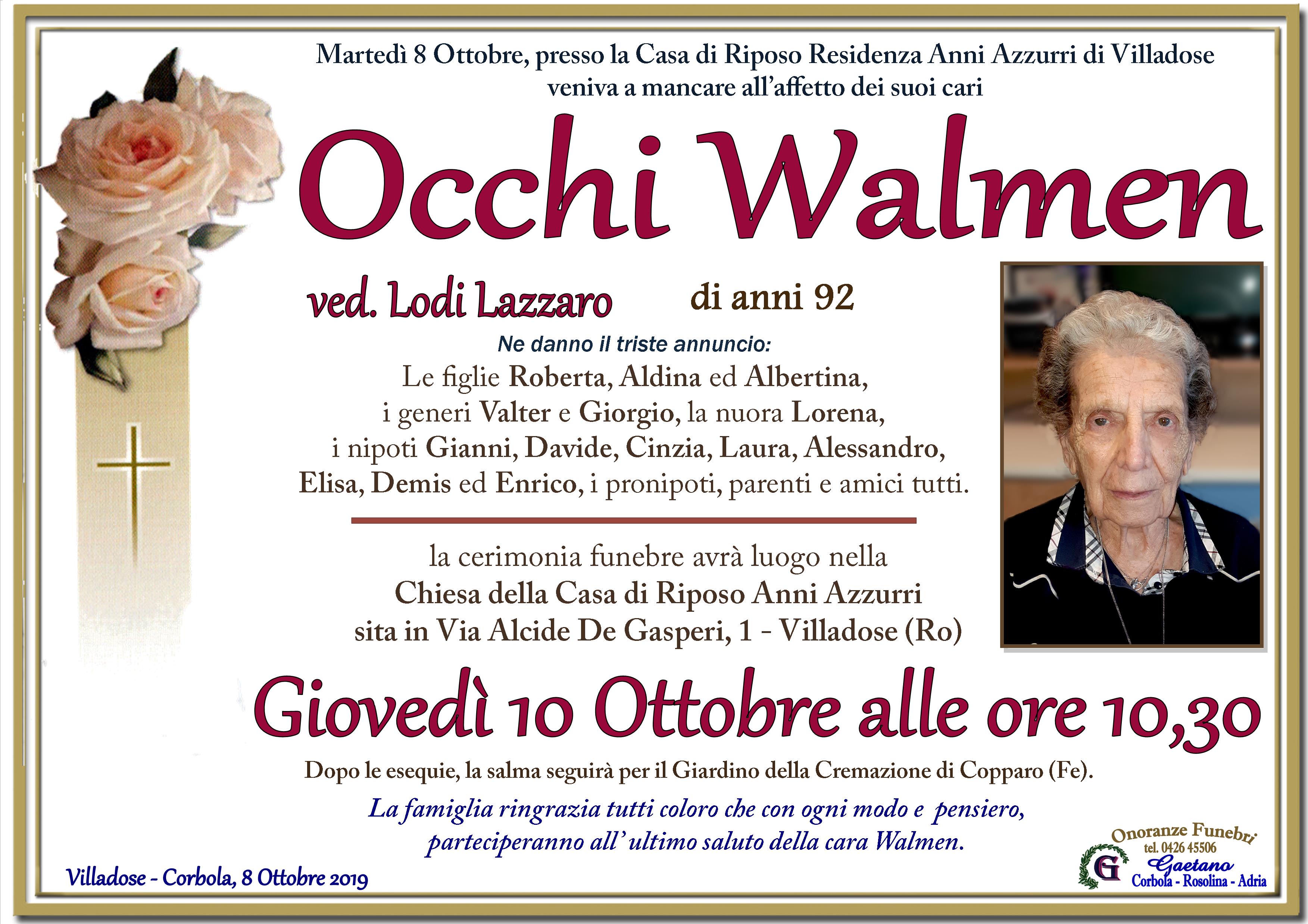 Occhi Walmen
