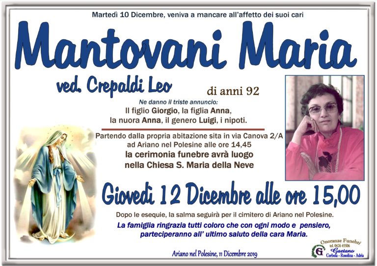 Mantovani Maria