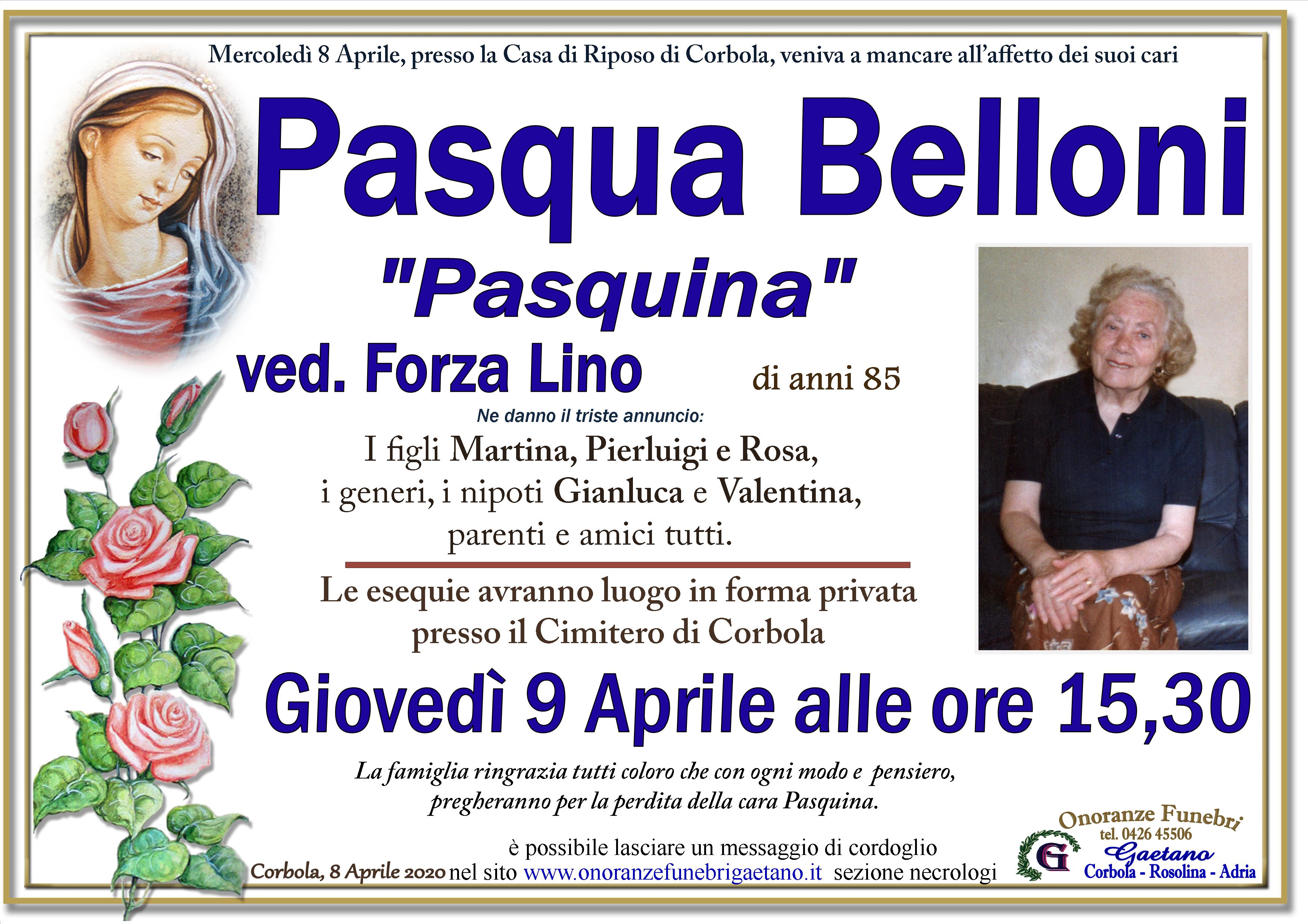 Belloni Pasqua Pasquina