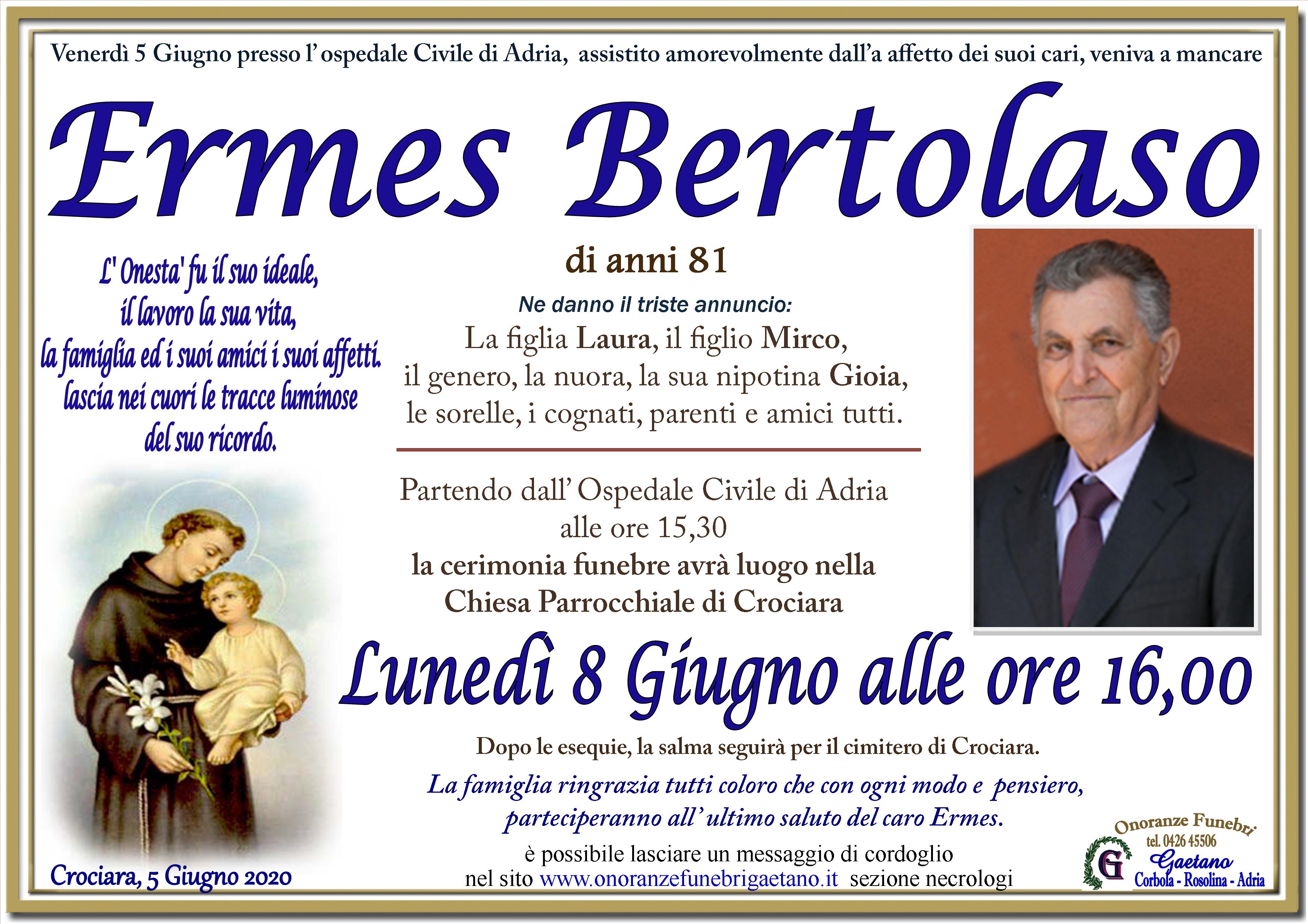 ERMES BERTOLASO