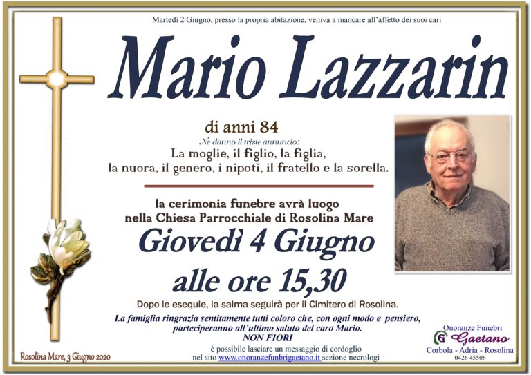 MARIO LAZZARIN