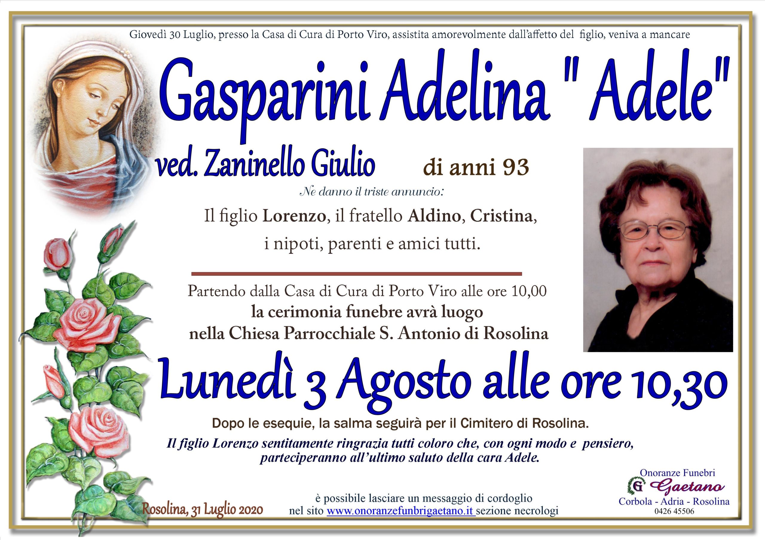 GASPARIN ADELINA ” ADELE”