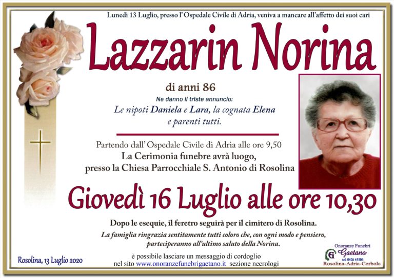 LAZZARIN NORINA