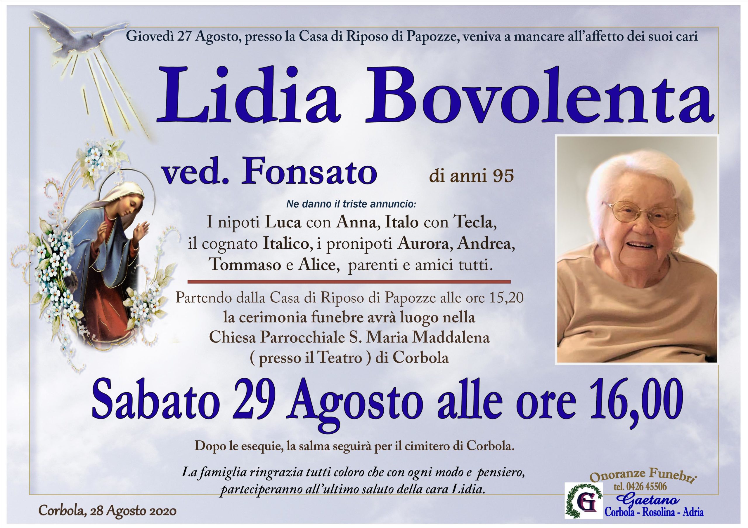 BOVOLENTA LIDIA