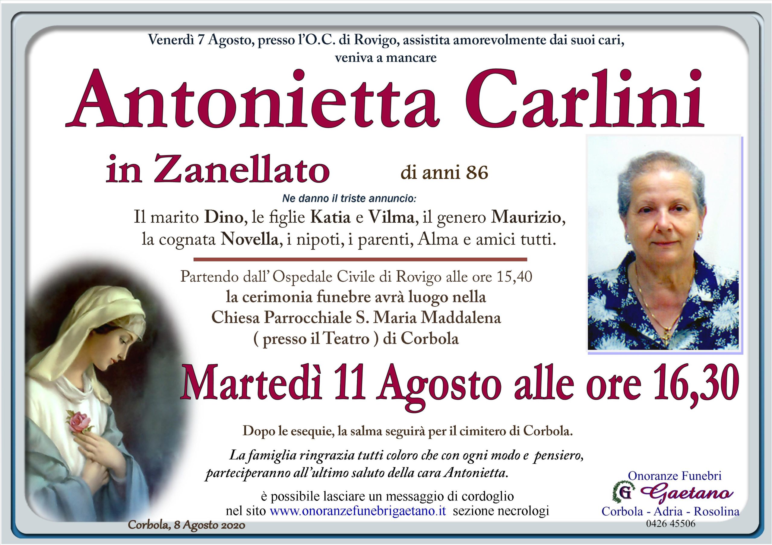 ANTONIETTA CARLINI