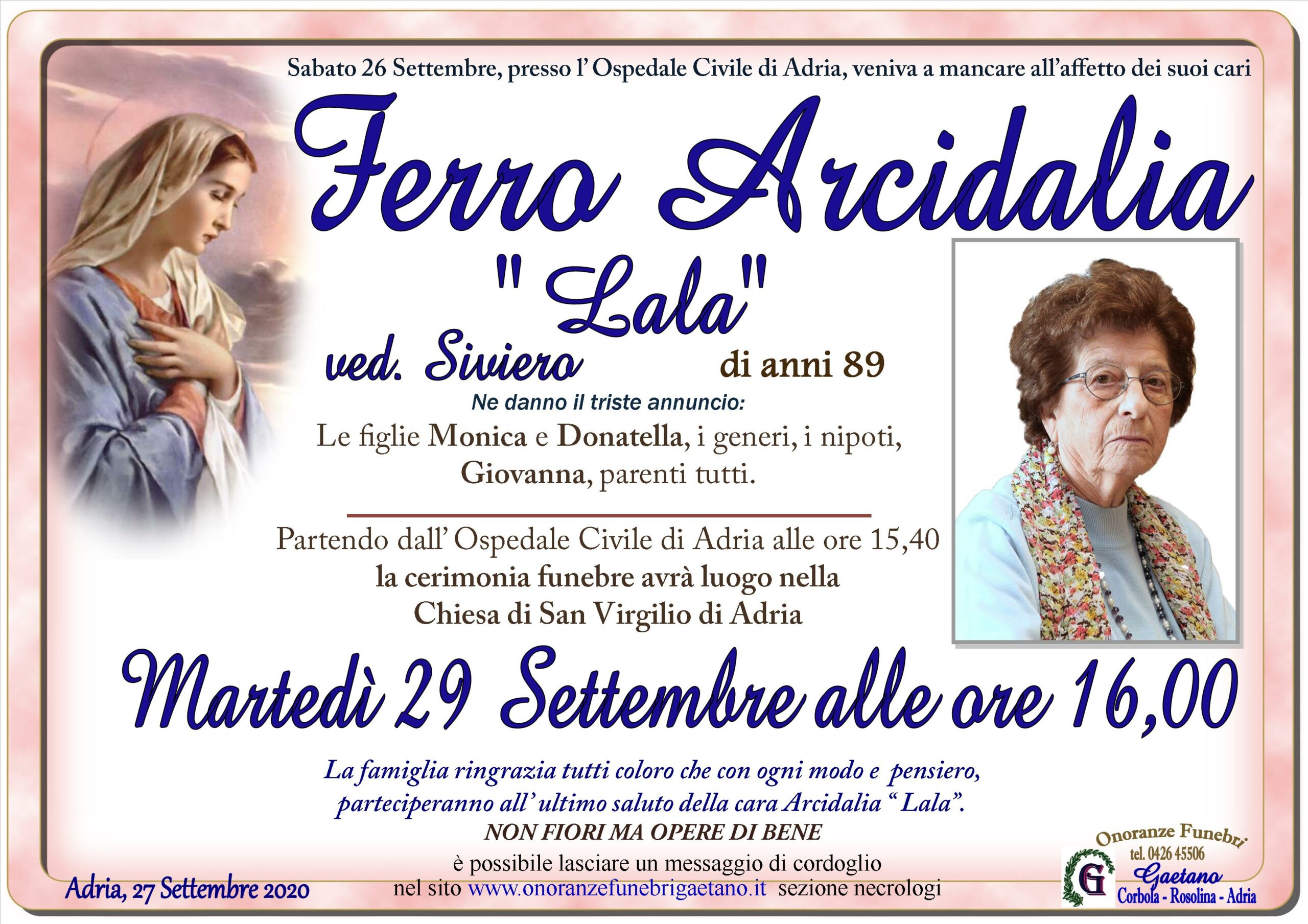 FERRO ARCIDALIA ” LALA”