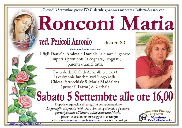 RONCONI MARIA