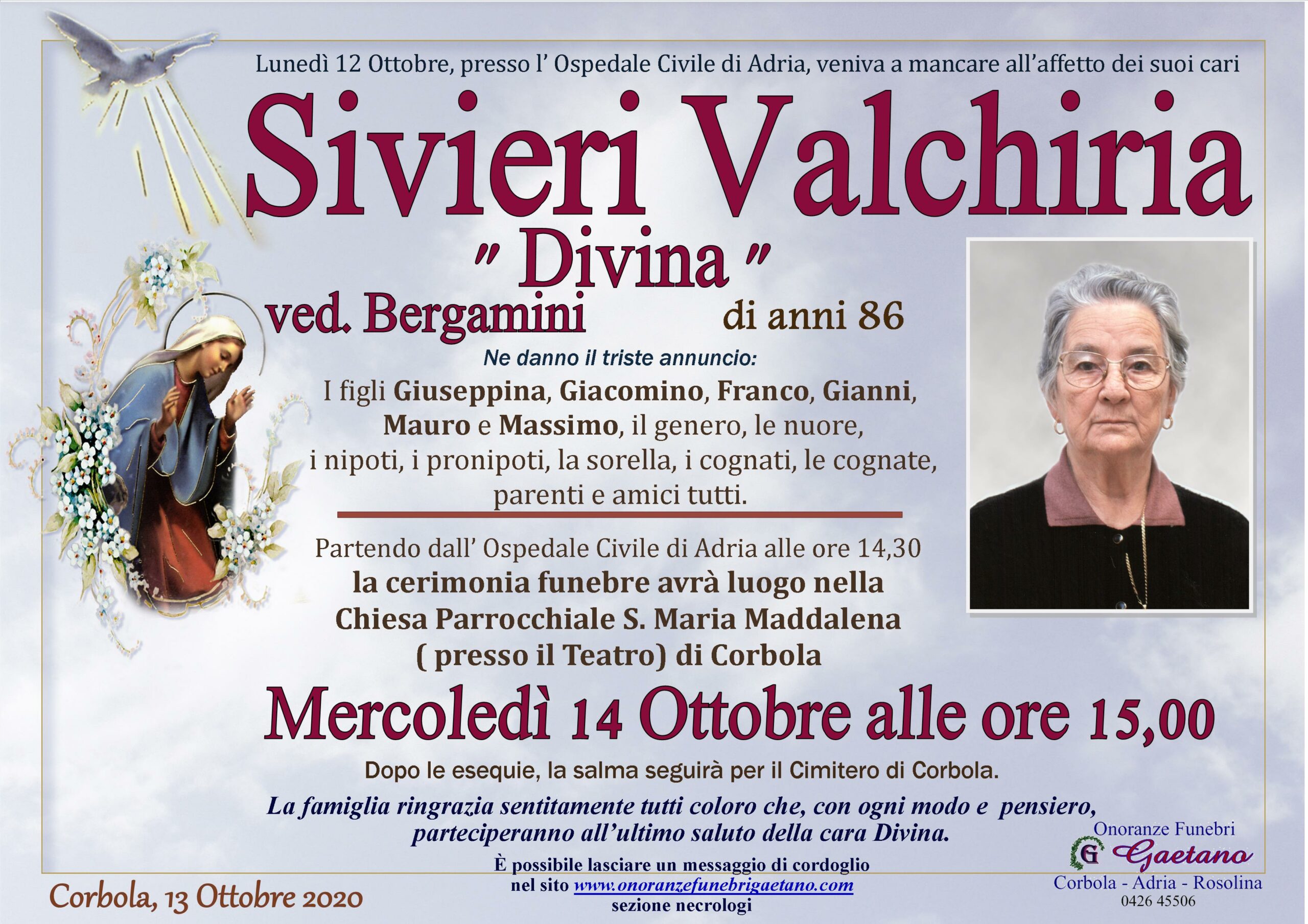 SIVIERI VALCHIRIA ” DIVINA”