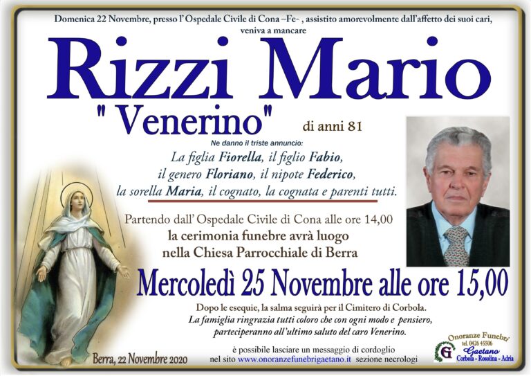 RIZZI MARIO ” VENERINO”