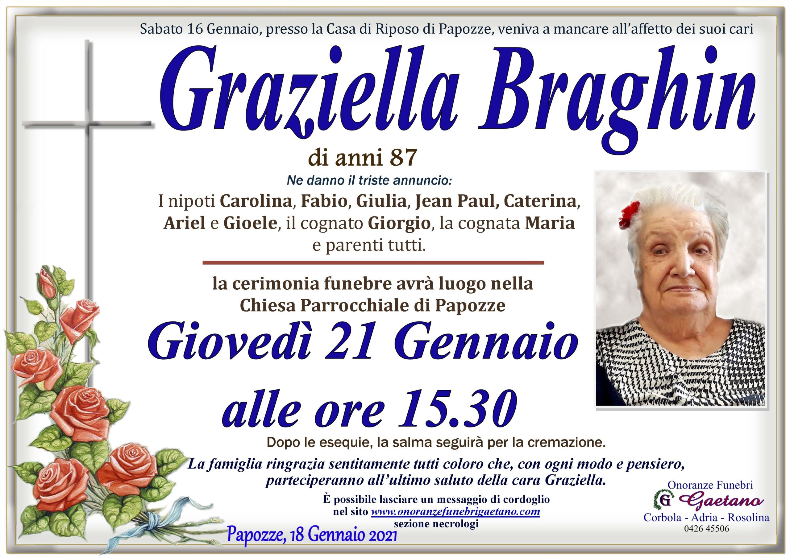 GRAZIELLA BRAGHIN