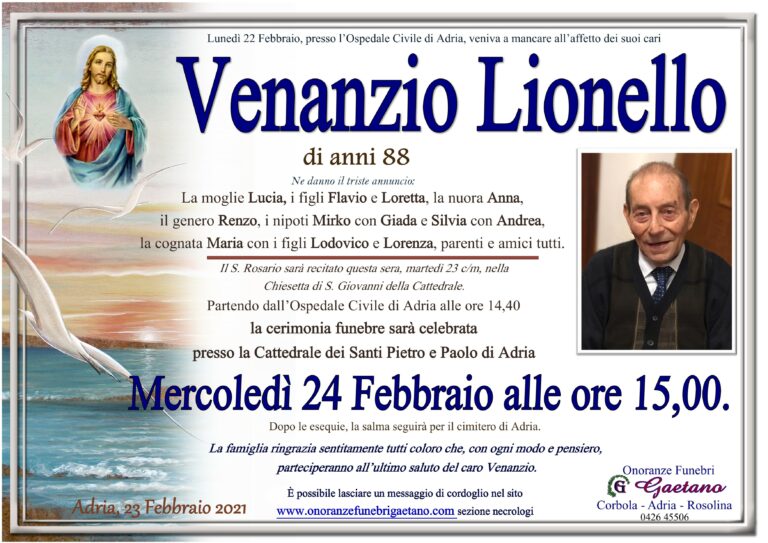 VENANZIO LIONELLO