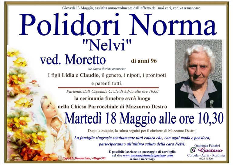 POLIDORI NORMA “NELVI”