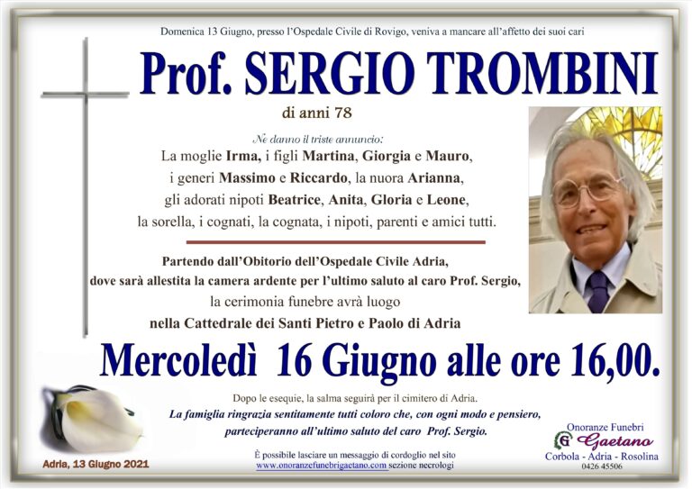 Prof. SERGIO TROMBINI