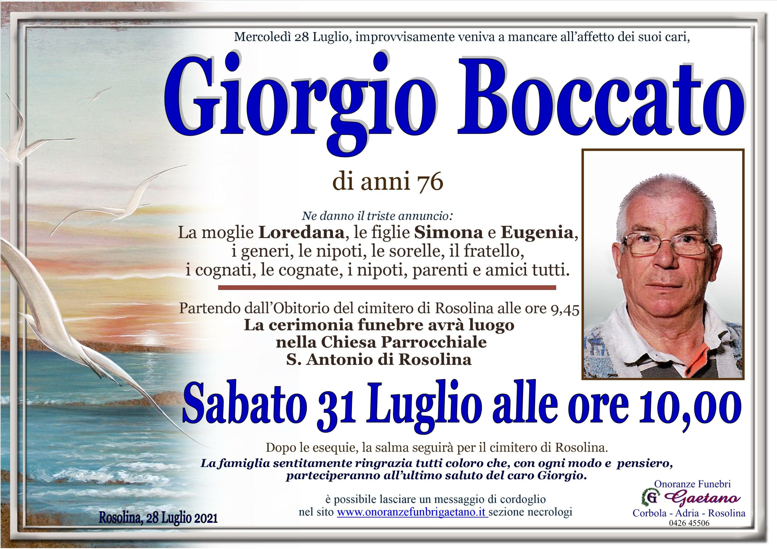 GIORGIO BOCCATO