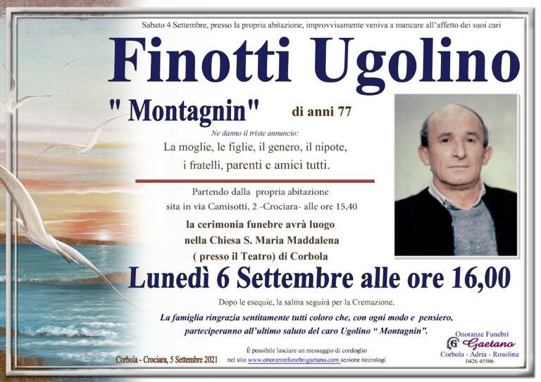 FINOTTI UGOLINO ” MONTAGNIN “