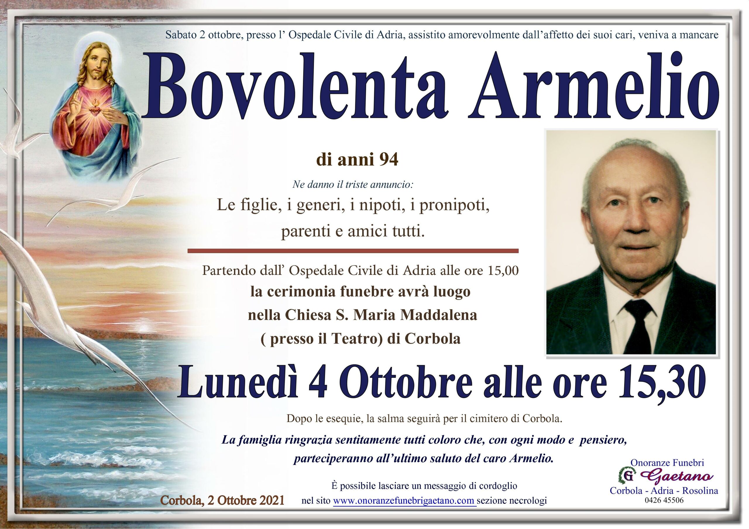 BOVOLENTA ARMELIO