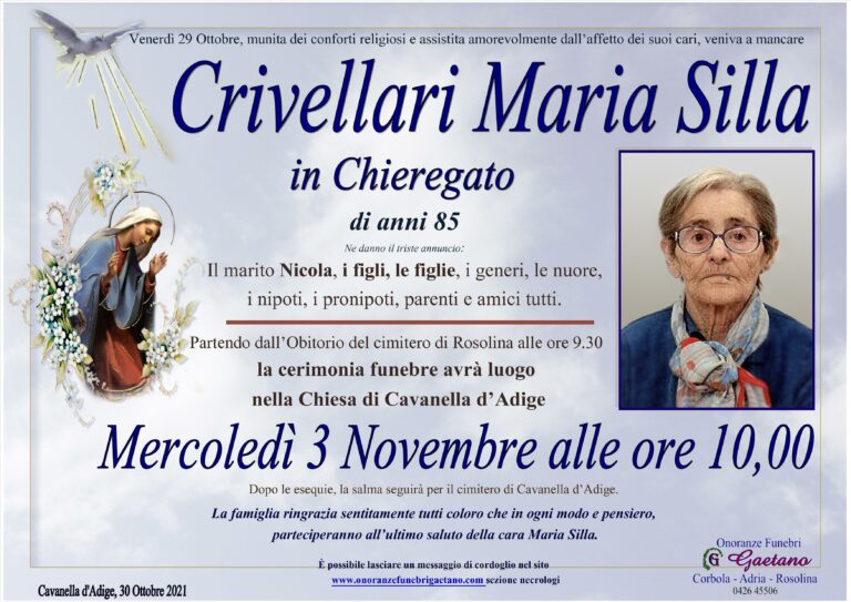 CRIVELLARI MARIA SILLA