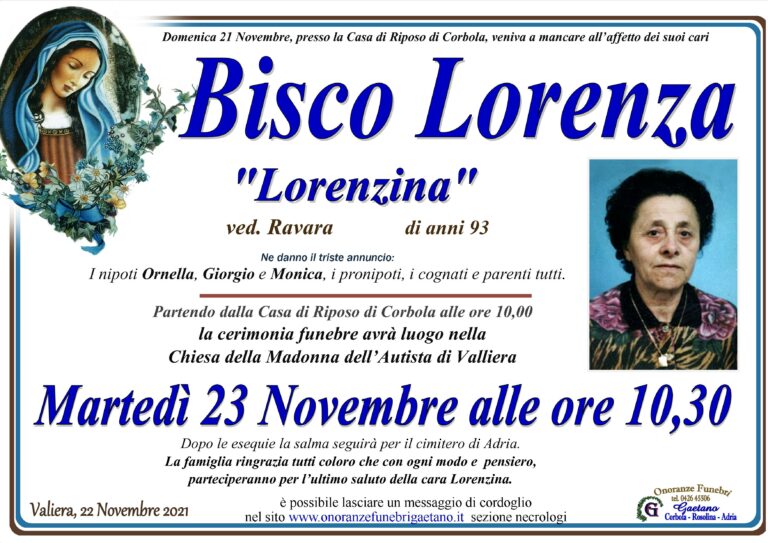 BISCO LORENZA ” Lorenzina”