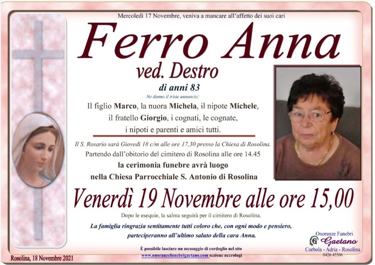 FERRO ANNA