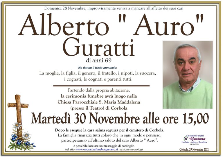 ALBERTO ” AURO” GURATTI