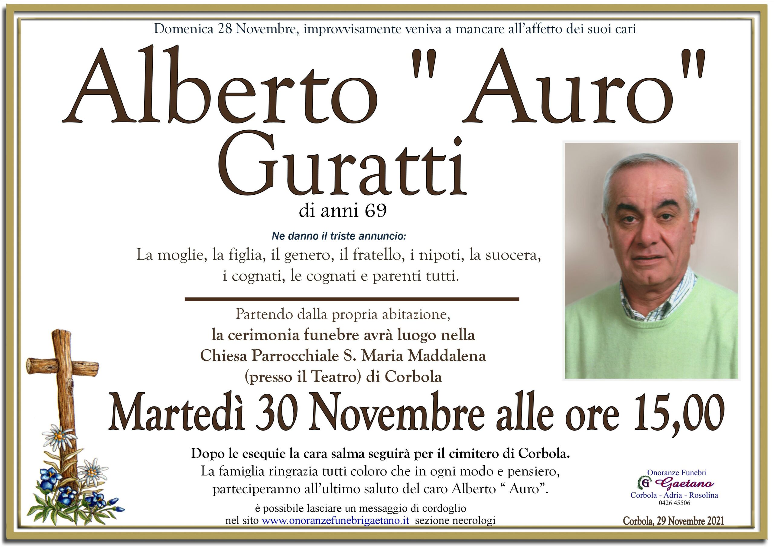 ALBERTO ” AURO” GURATTI