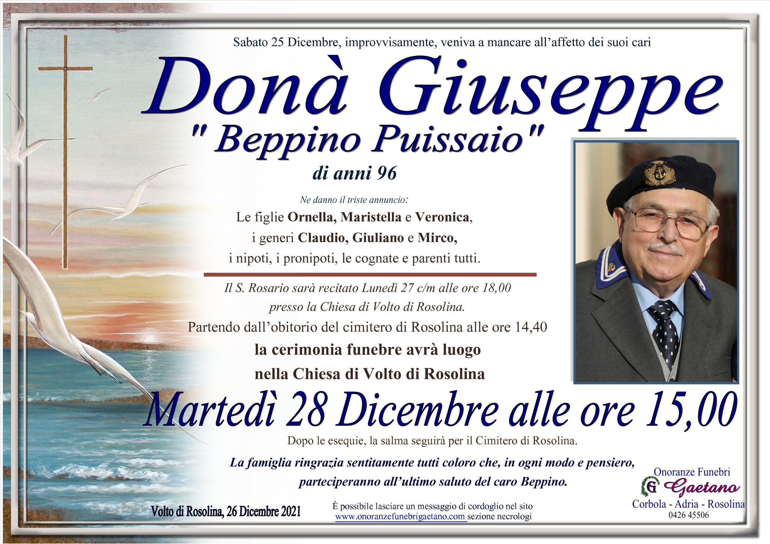 DONA’ GIUSEPPE ” Beppino Puissaio”