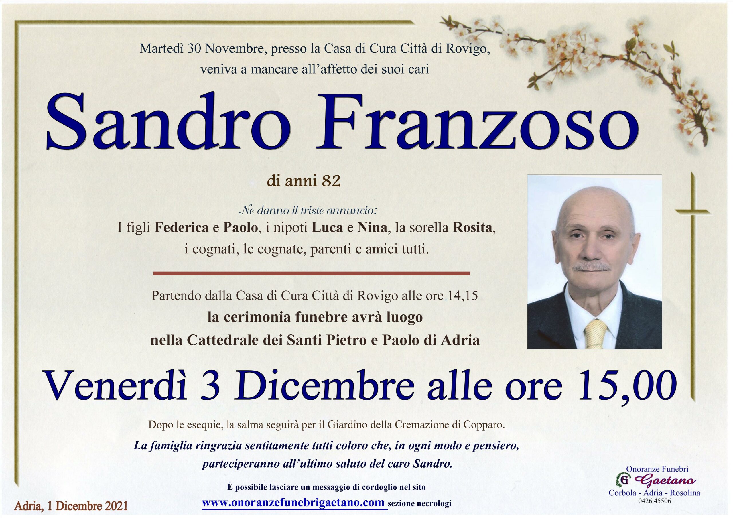 SANDRO FRANZOSO