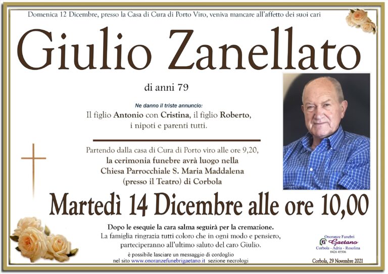 GIULIO ZANELLATO