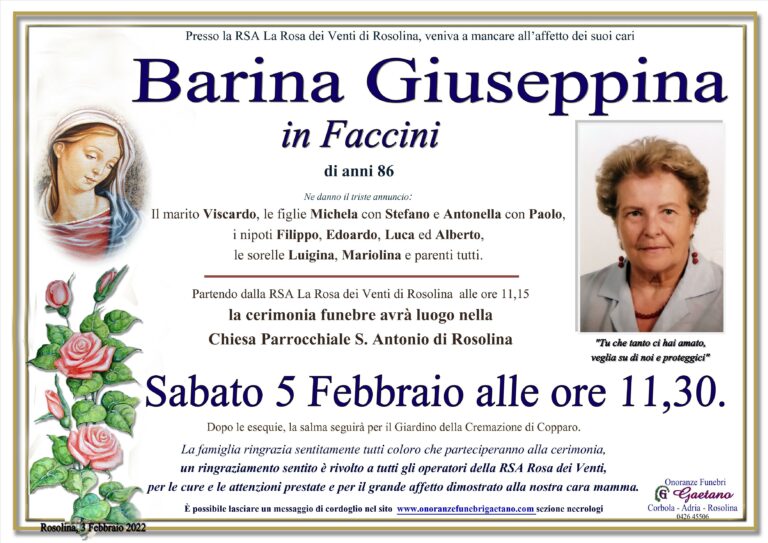 BARINA GIUSEPPINA