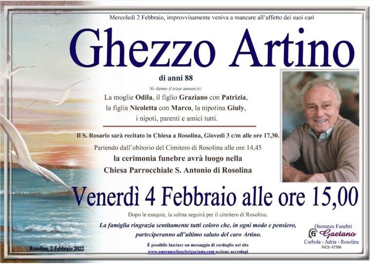 GHEZZO ARTINO