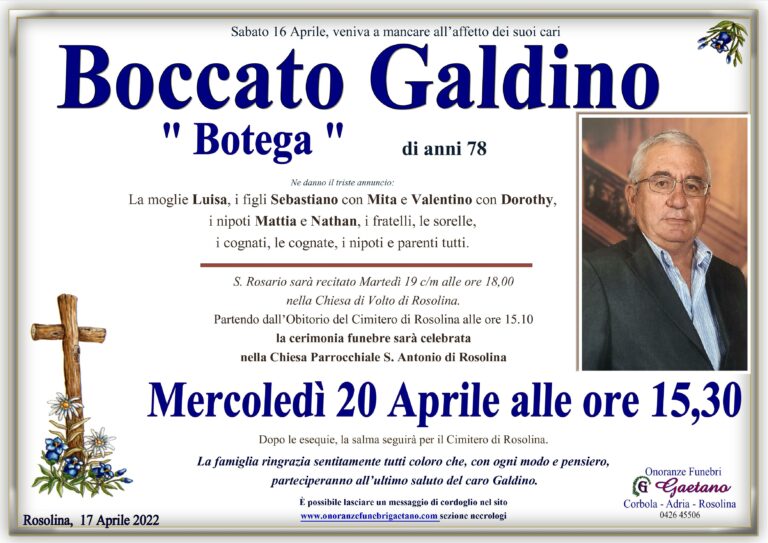 BOCCATO GALDINO