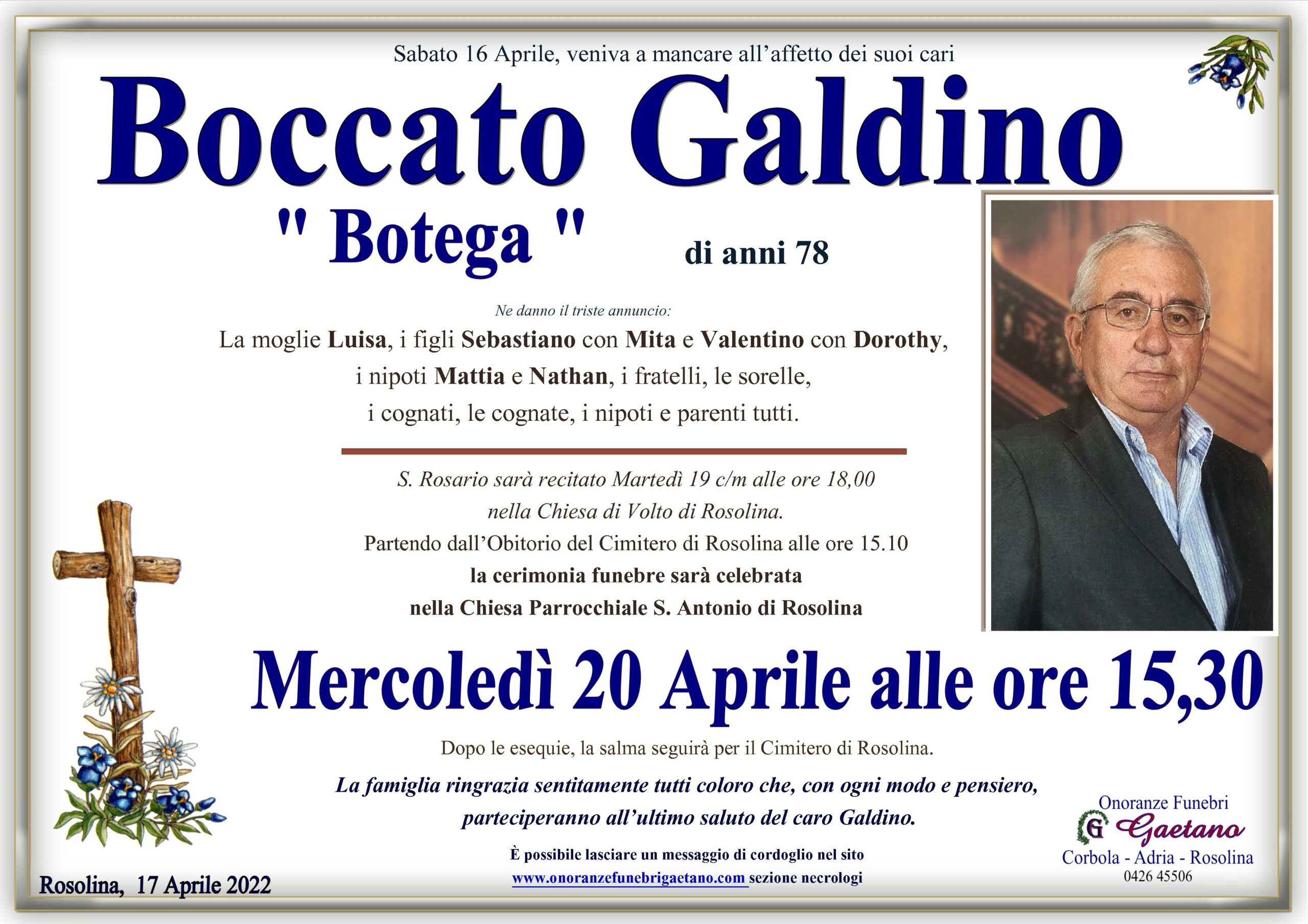 BOCCATO GALDINO