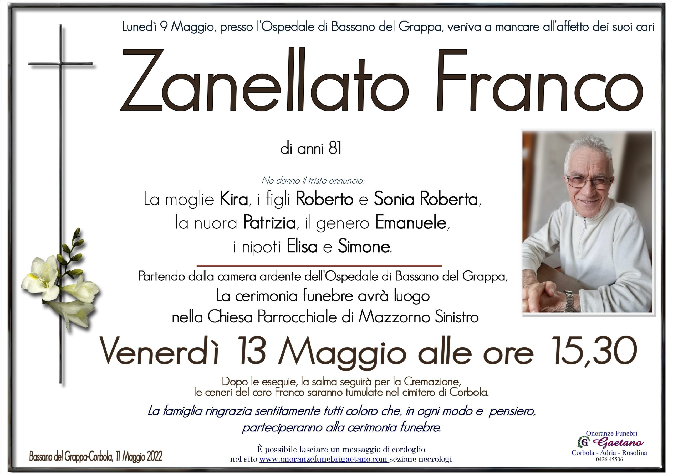 ZANELLATO FRANCO