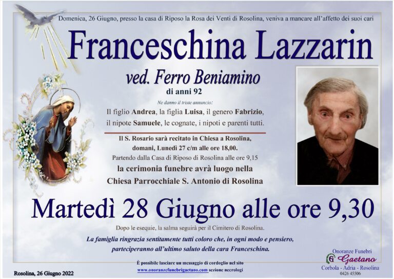 Franceschina Lazzarin