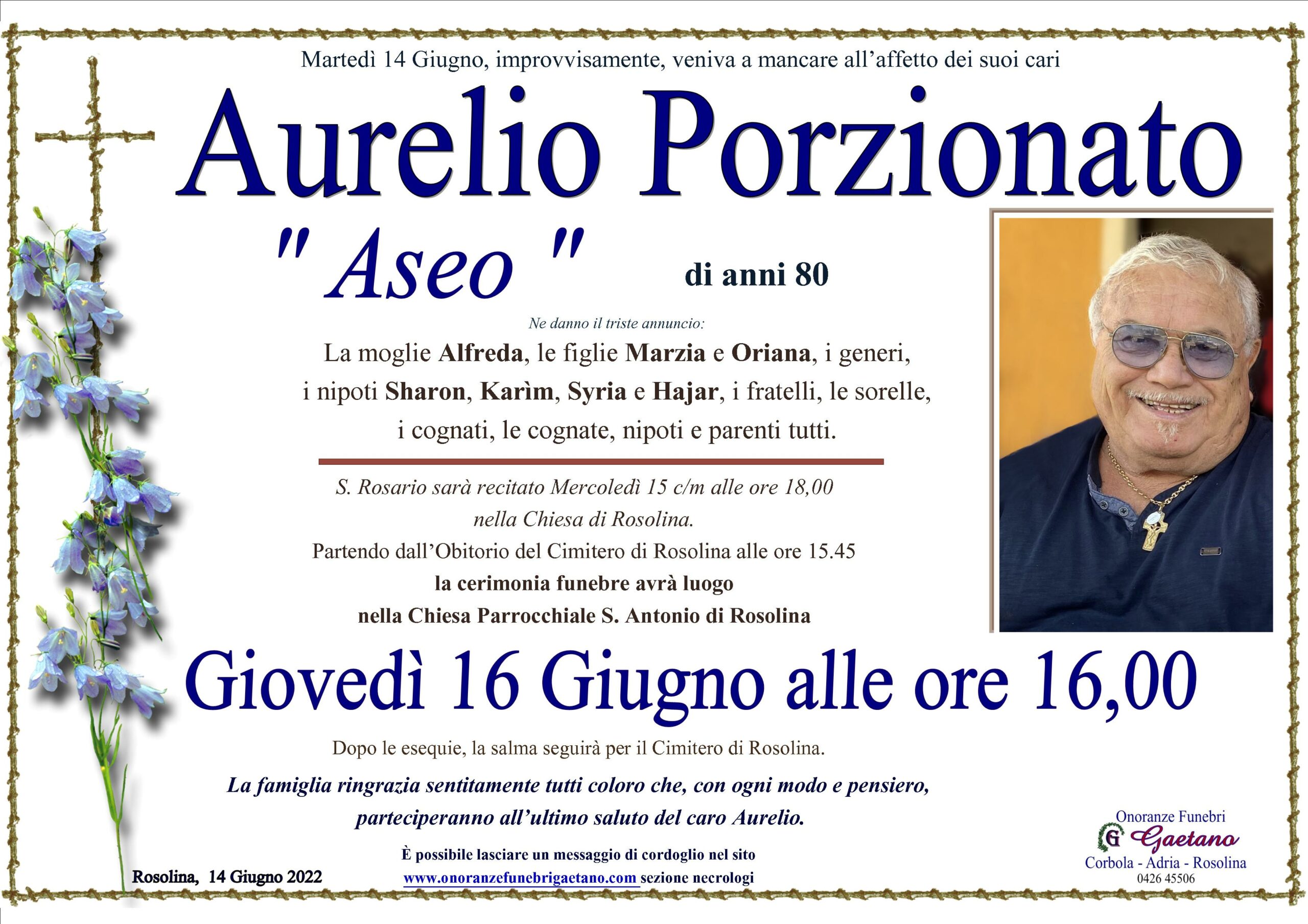 AURELIO PORZIONATO “Aseo”