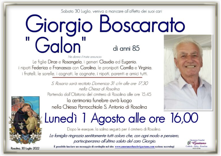 Giorgio Boscarato