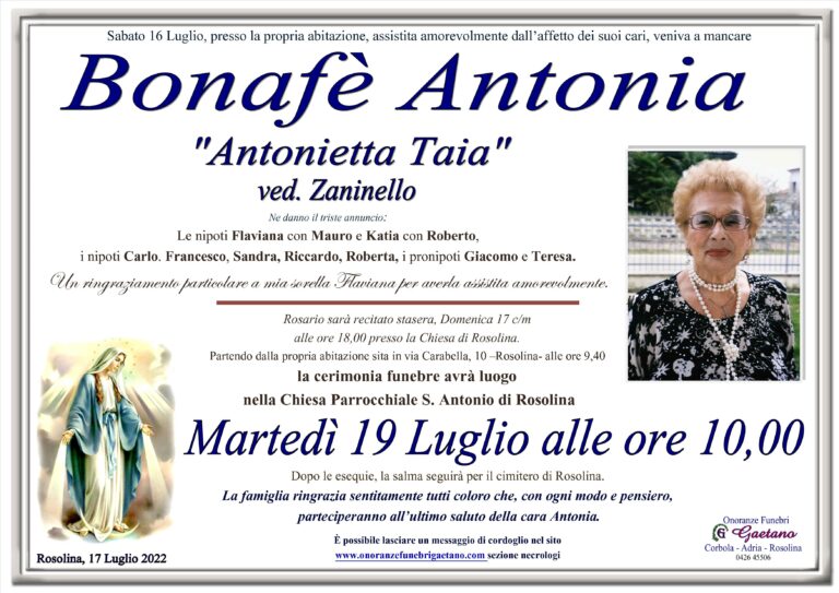 Bonafè Antonia