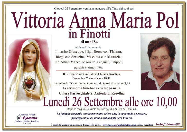 VITTORIA ANNA MARIA POL