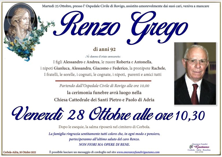 Renzo Grego