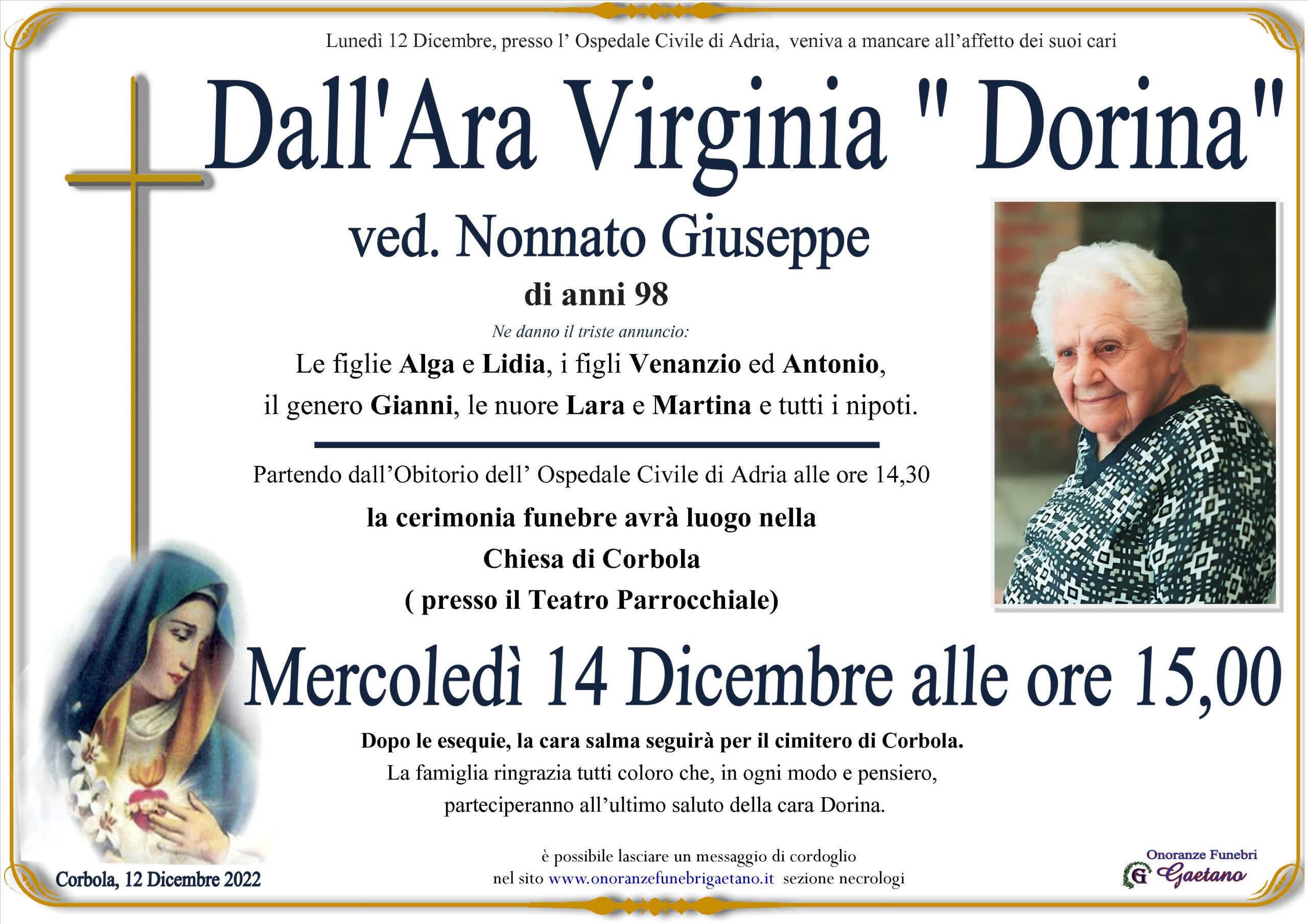 Dall’Ara Virginia Dorina