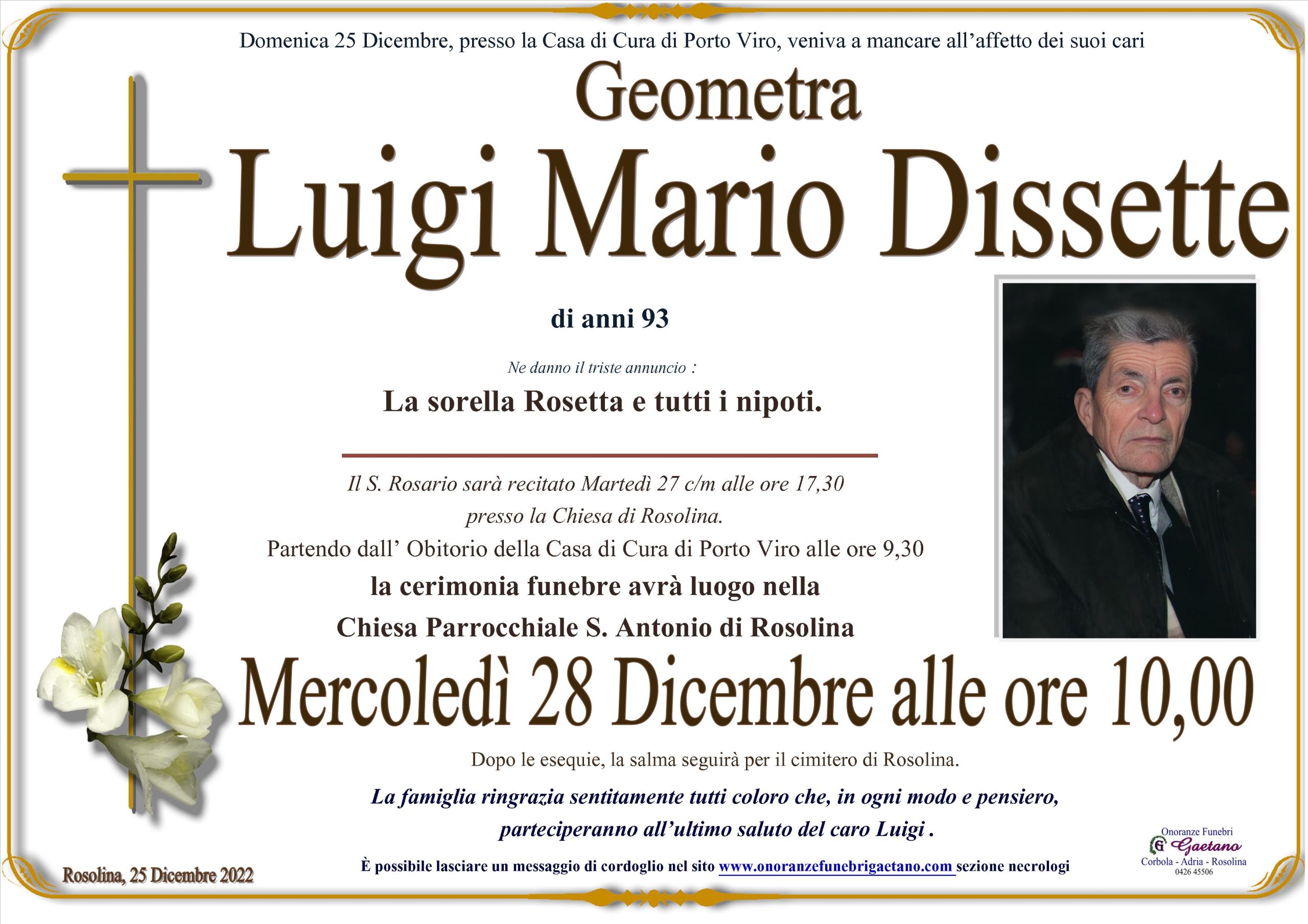 Luigi Mario Dissette