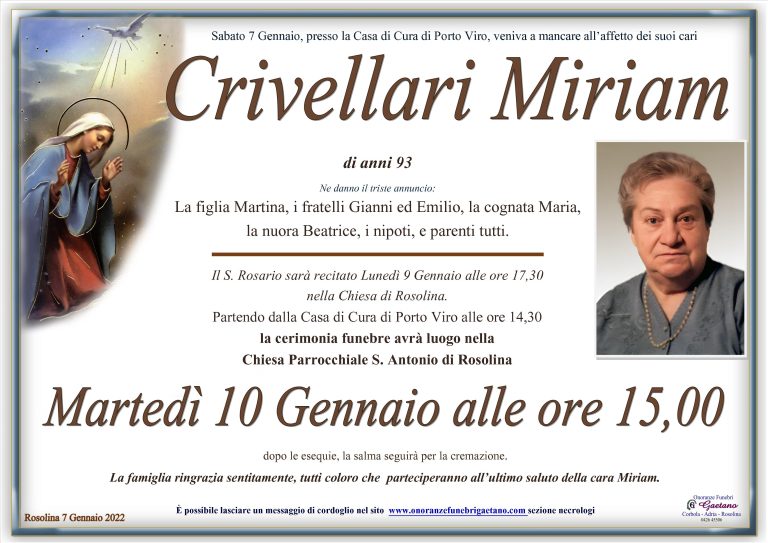 CRIVELLARI MIRIAM