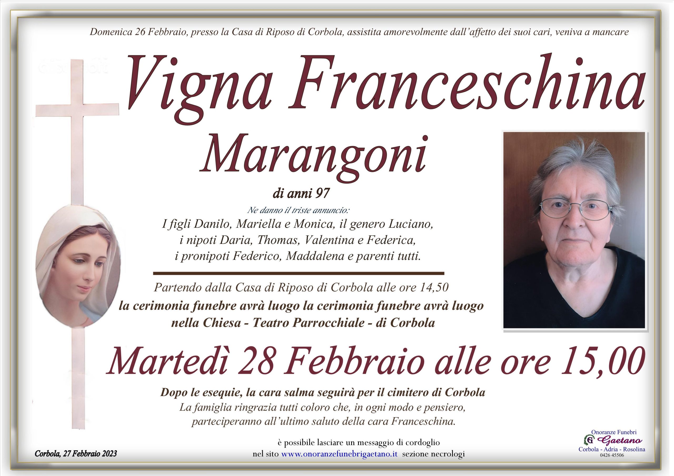 Franceschina Vigna Marangoni