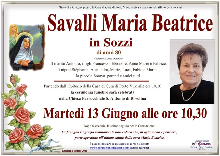 Savalli Maria Beatrice