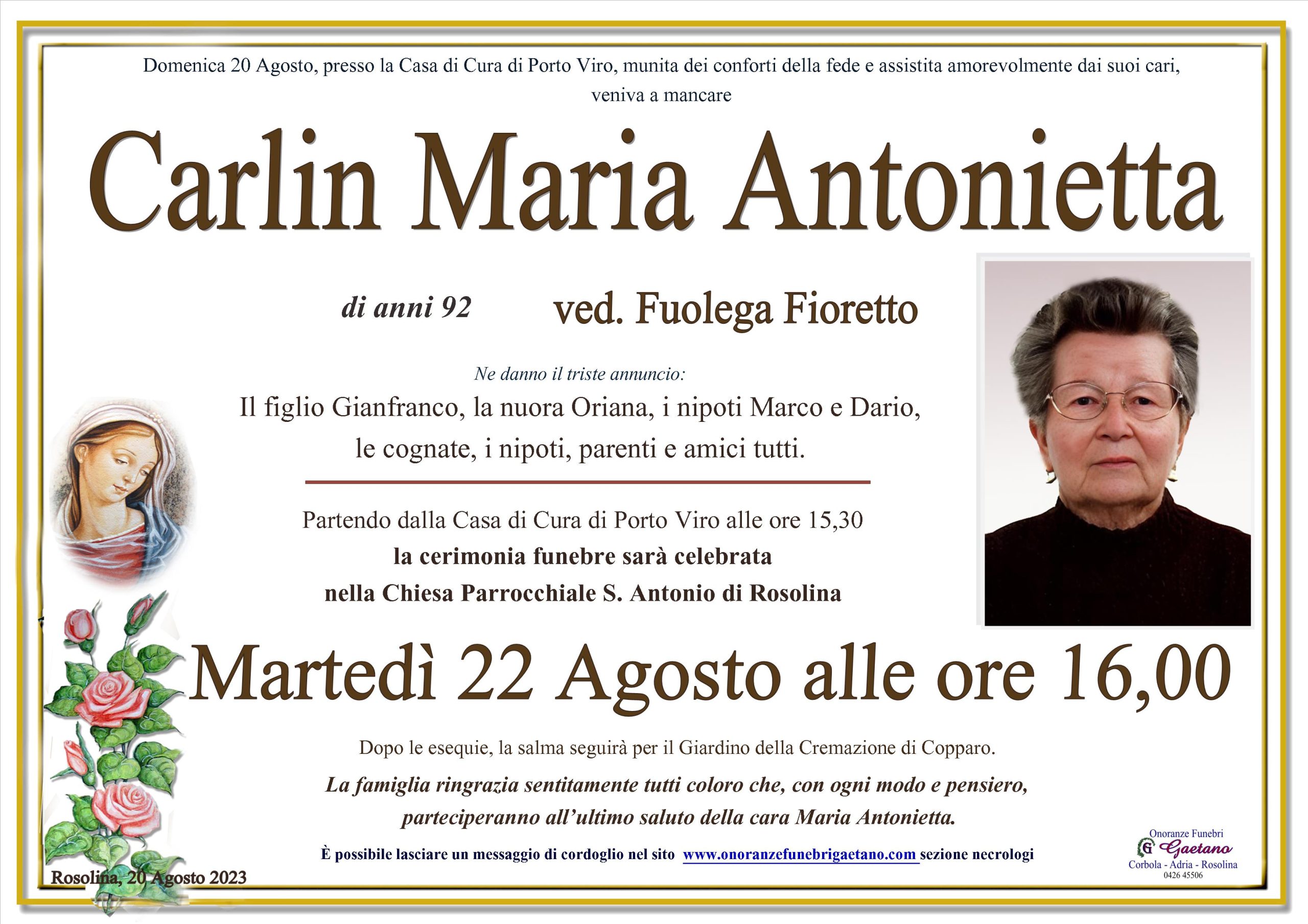 Carlin Maria Antonietta