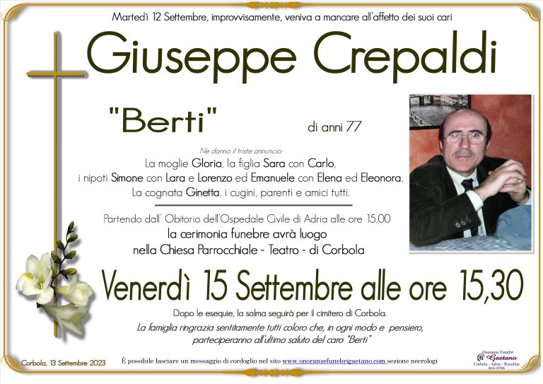 Giuseppe Crepaldi “Berti”