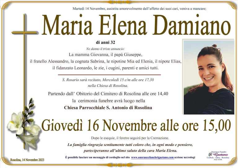 Maria Elena Damiano