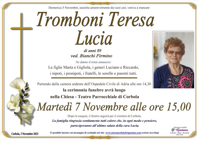 Tromboni Teresa Lucia